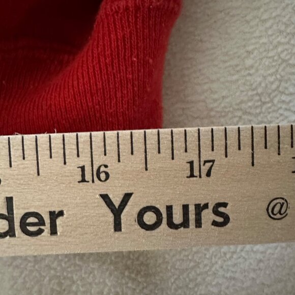 VTG 80's Hunting Excuse Red Raglan Sleeve Sweatshirt SZ L Novelty Made In USA - Picture 5 of 8